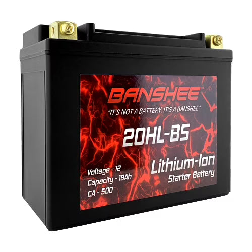12 Volt 18Ah Lithium Ion YTX20L-BS Battery M8391