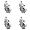 Semi Steel Swivel Caster with 4x22 Wheel and 10MM Stem X80482