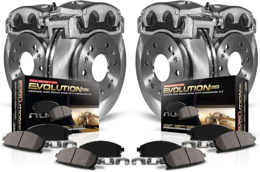 1-Click OE Replacement Brake Kit with Calipers C3387