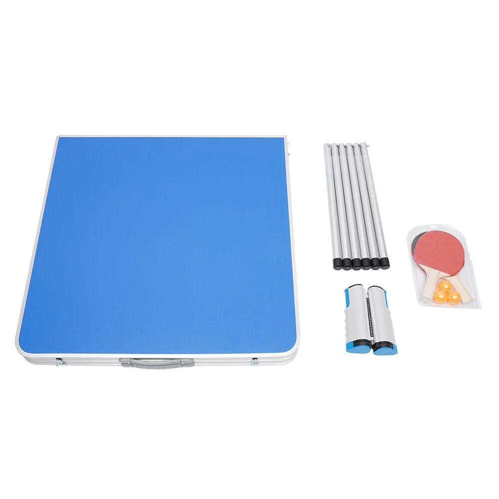 Foldable Table Tennis Table with 2 Paddles and 3 Balls V3972
