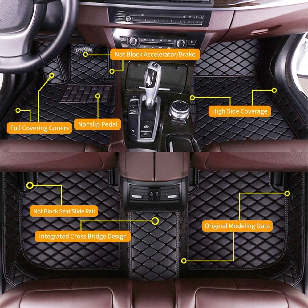 Beige Waterproof Full Coverage Car Floor Mats for Lexus RX270 RX350 RX330 2007-2015 V36169