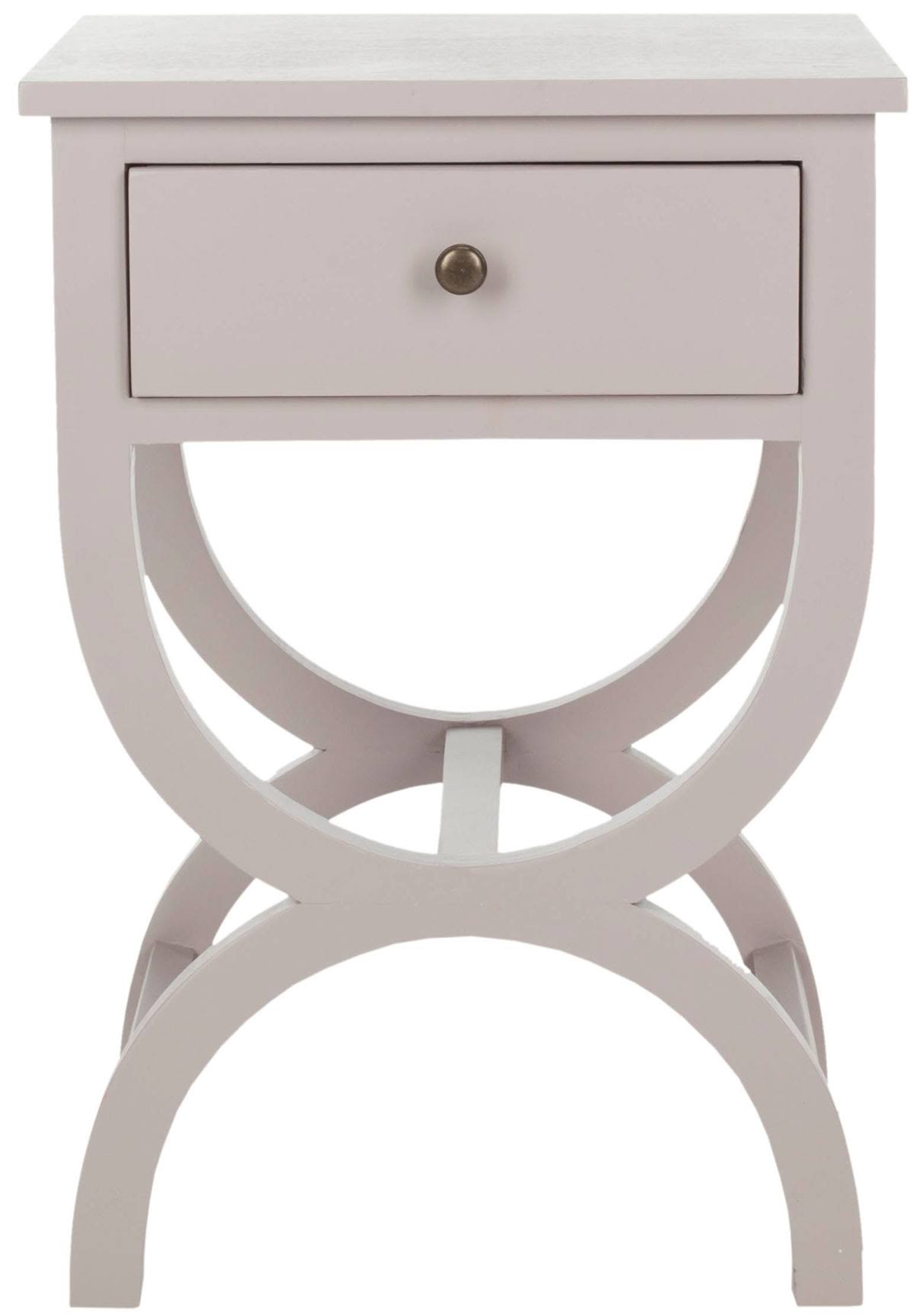 Quartz Grey Accent Table with Storage Drawer J883760