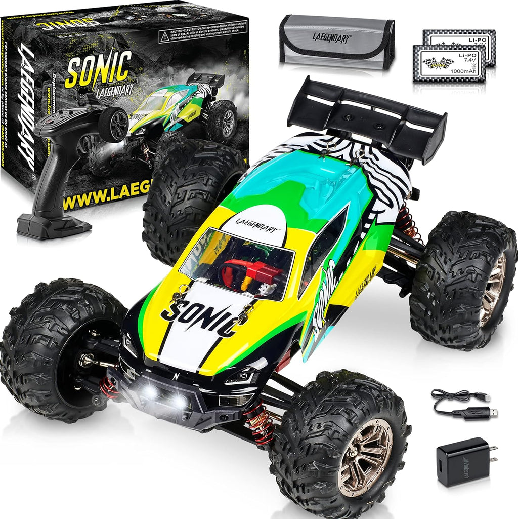 4x4 Offroad Monster Truck Remote Control Car, 1:16 Scale, Brushed, Waterproof Y509