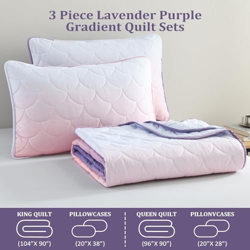 King Size Green Microfiber Quilt with 2 Pillow Shams I123988