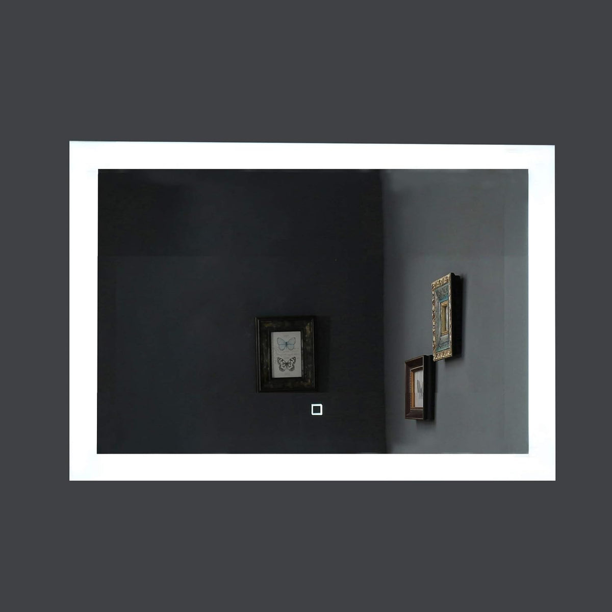 LED Lighted Bathroom Mirror Wall Mounted Vanity Mirror 60 Wx40 H J666