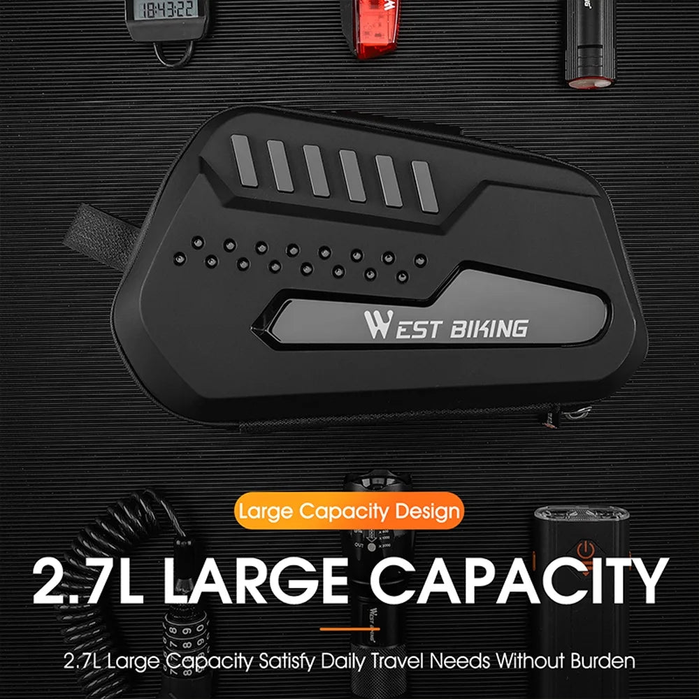 Waterproof Bike Saddle Tube Bag with Quick Release H798