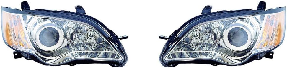 Headlight Assembly Pair for Subaru Legacy 2008 2009 S126