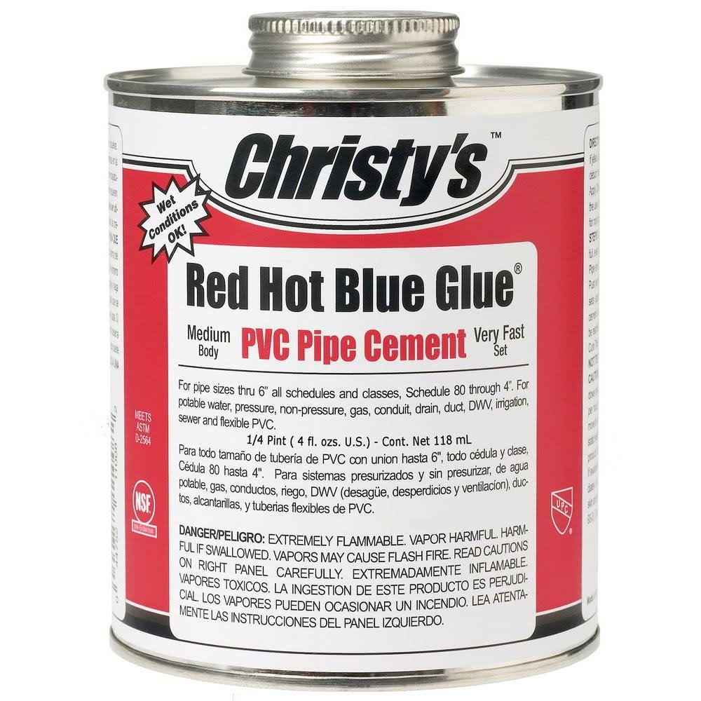 4 oz PVC Pipe Cement (Case of 48) U6586