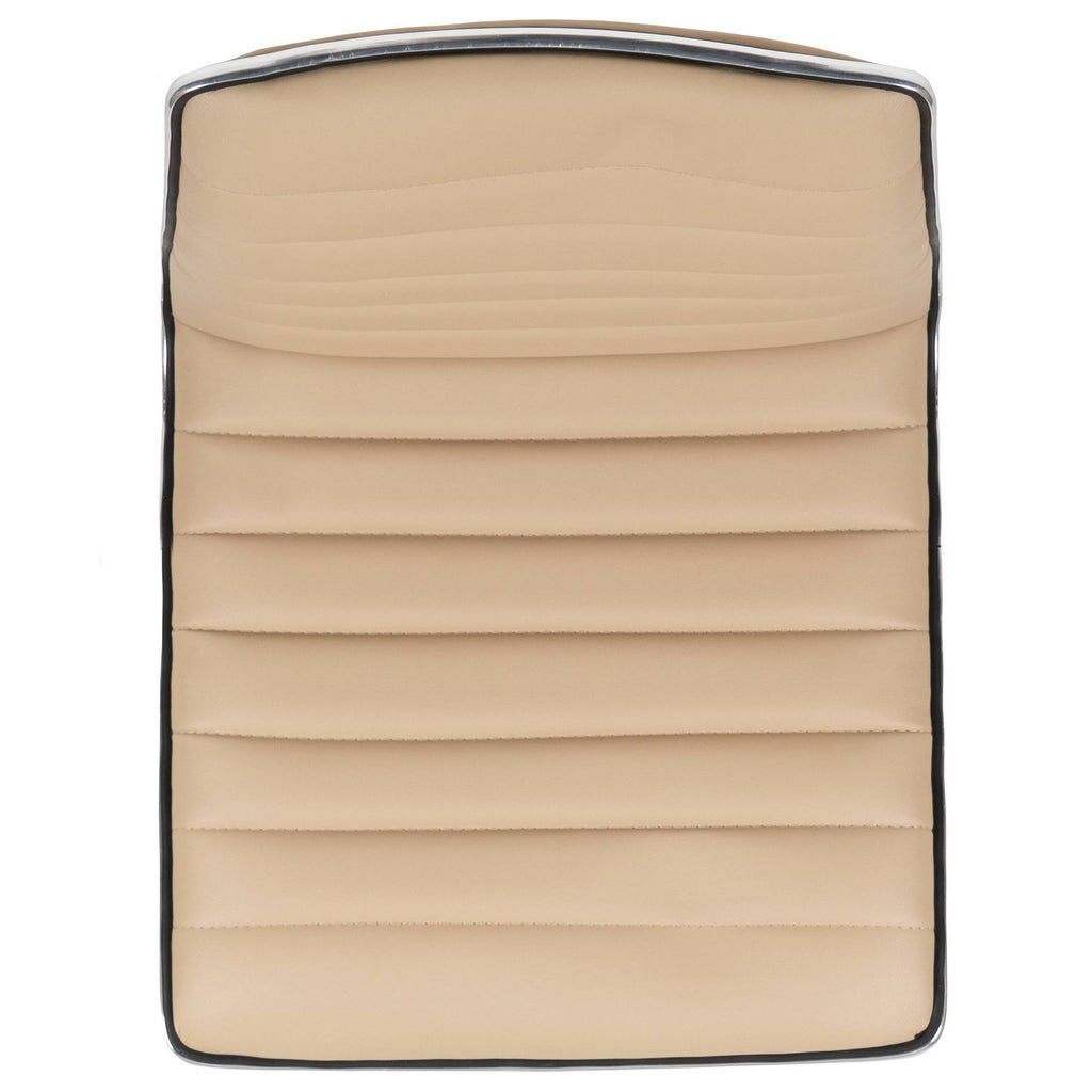 Tan Ribbed Swivel Task Office Chair I2876