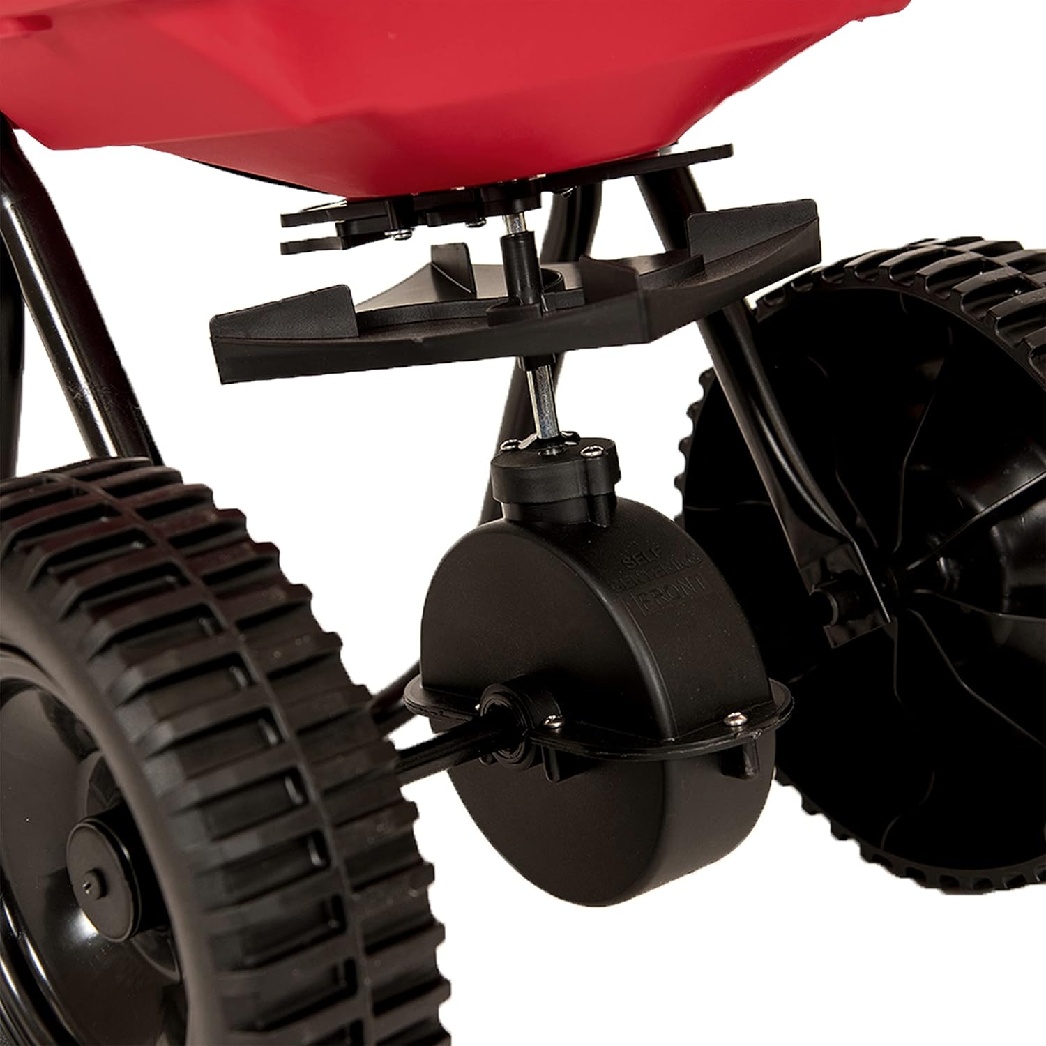 80 LBS Walk Behind Commercial Broadcast Spreader with 10-inch Poly Tires D1254