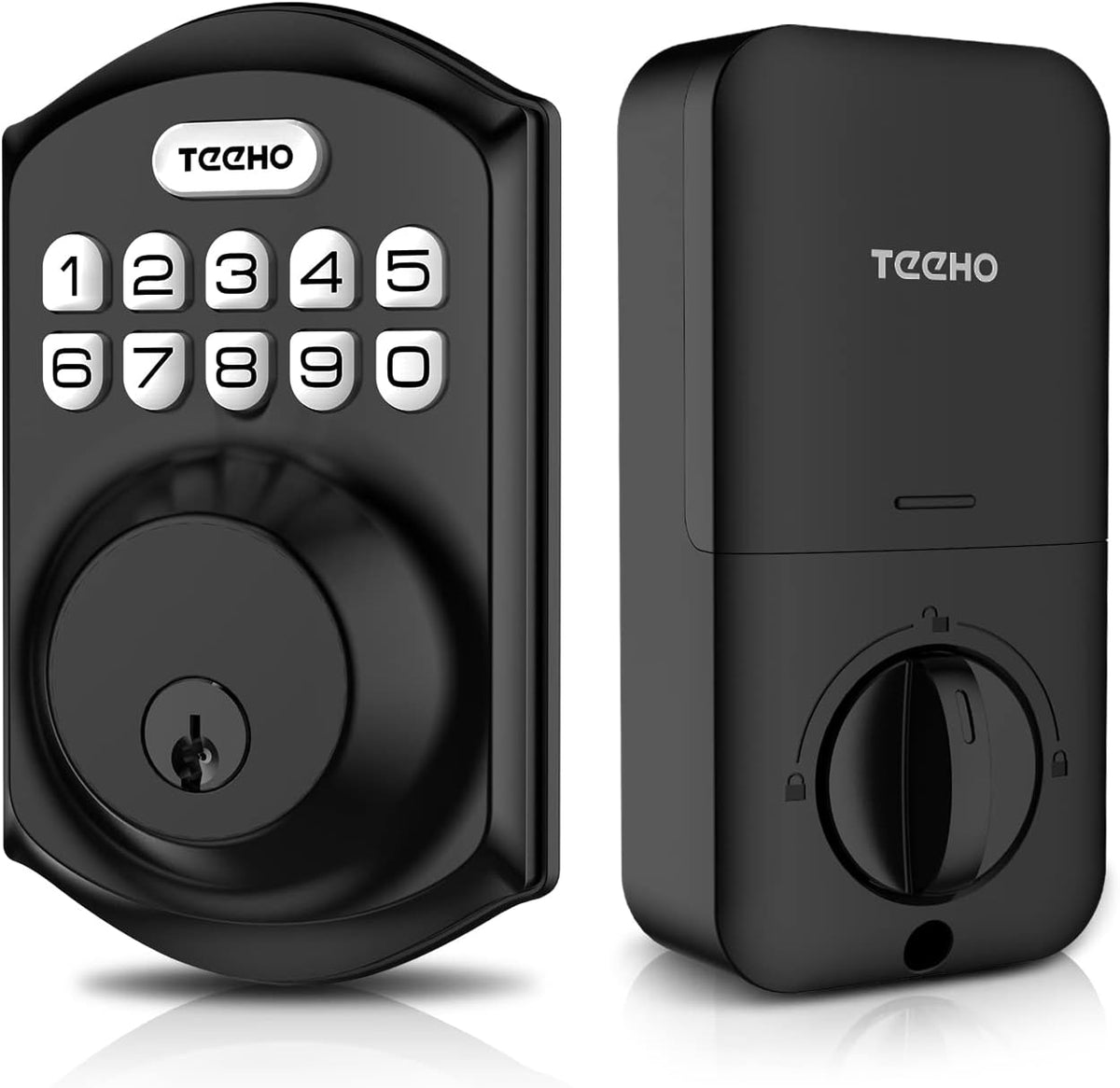 Oil-Rubbed Bronze Keyless Entry Deadbolt with Keypad, Pack of 2 V62549