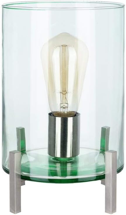 Clear Cylindrical Glass Table Lamp I8444