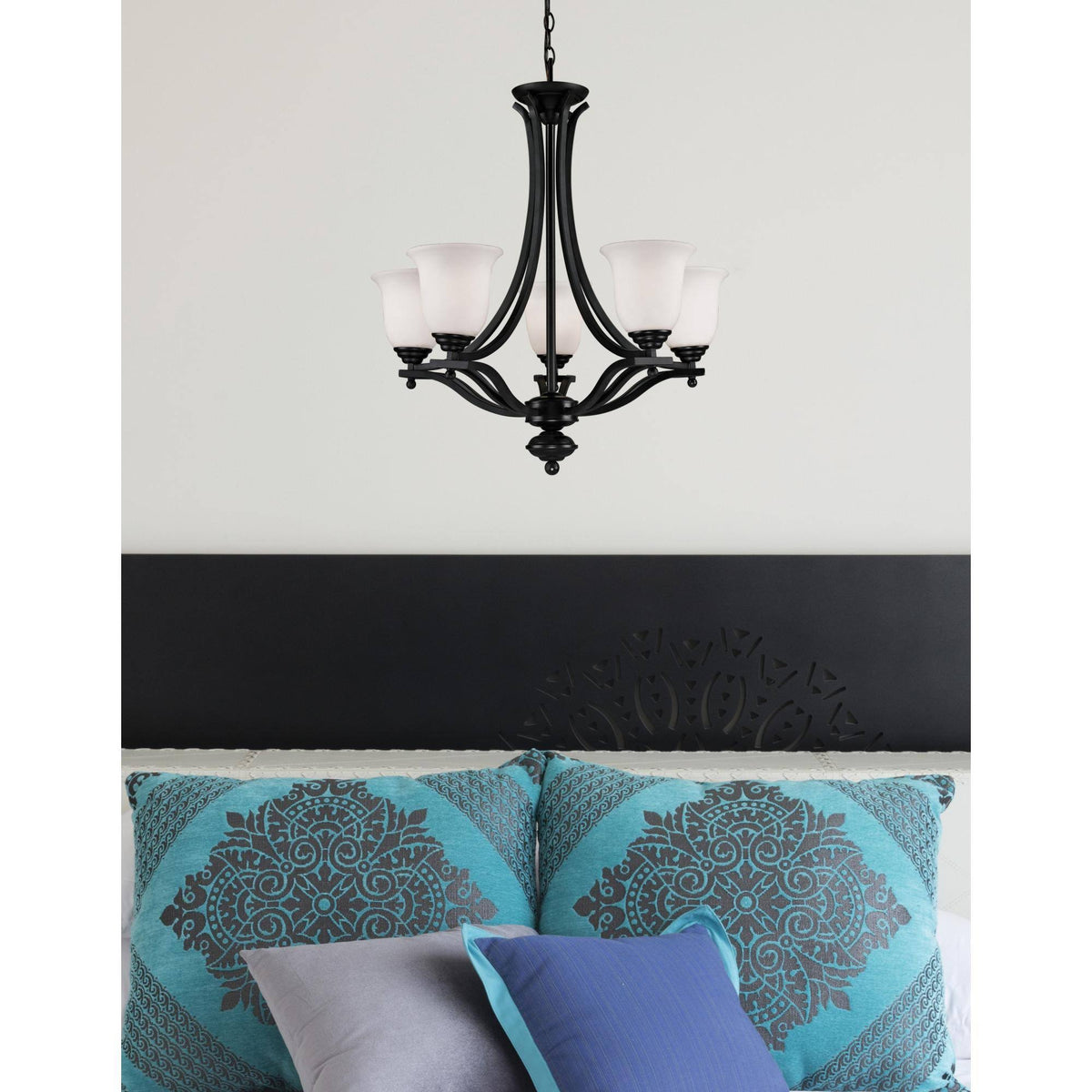 Matte Black 2-Light Flush Mount X862107