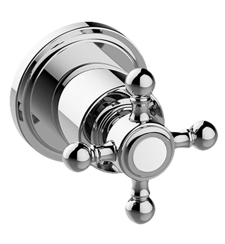 Stop/Volume Control Valve Trim Plate in Satin Nickel Q64098