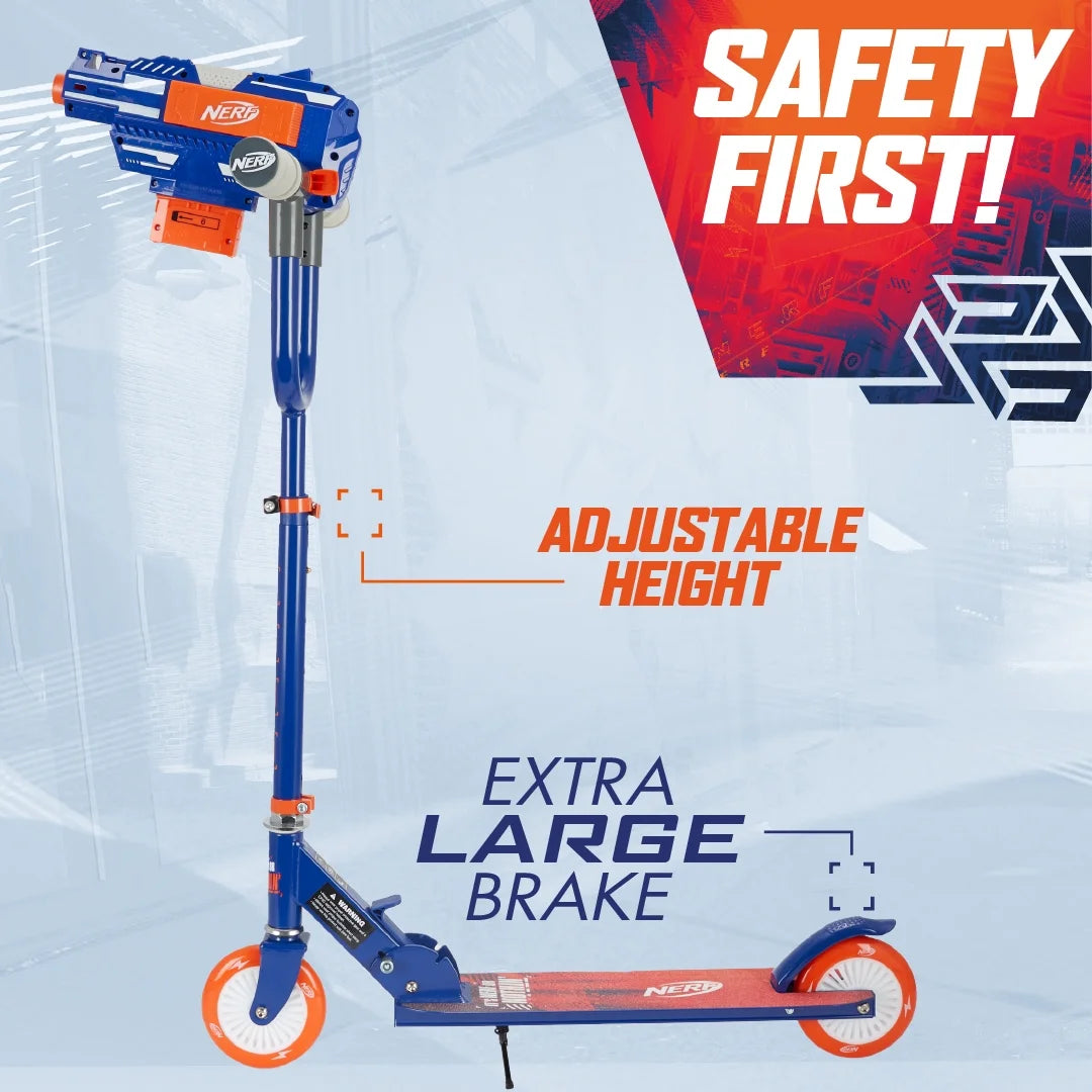 Nerf Blaster Scooter 2.0, 2 Wheels, Ages 8+ T39037