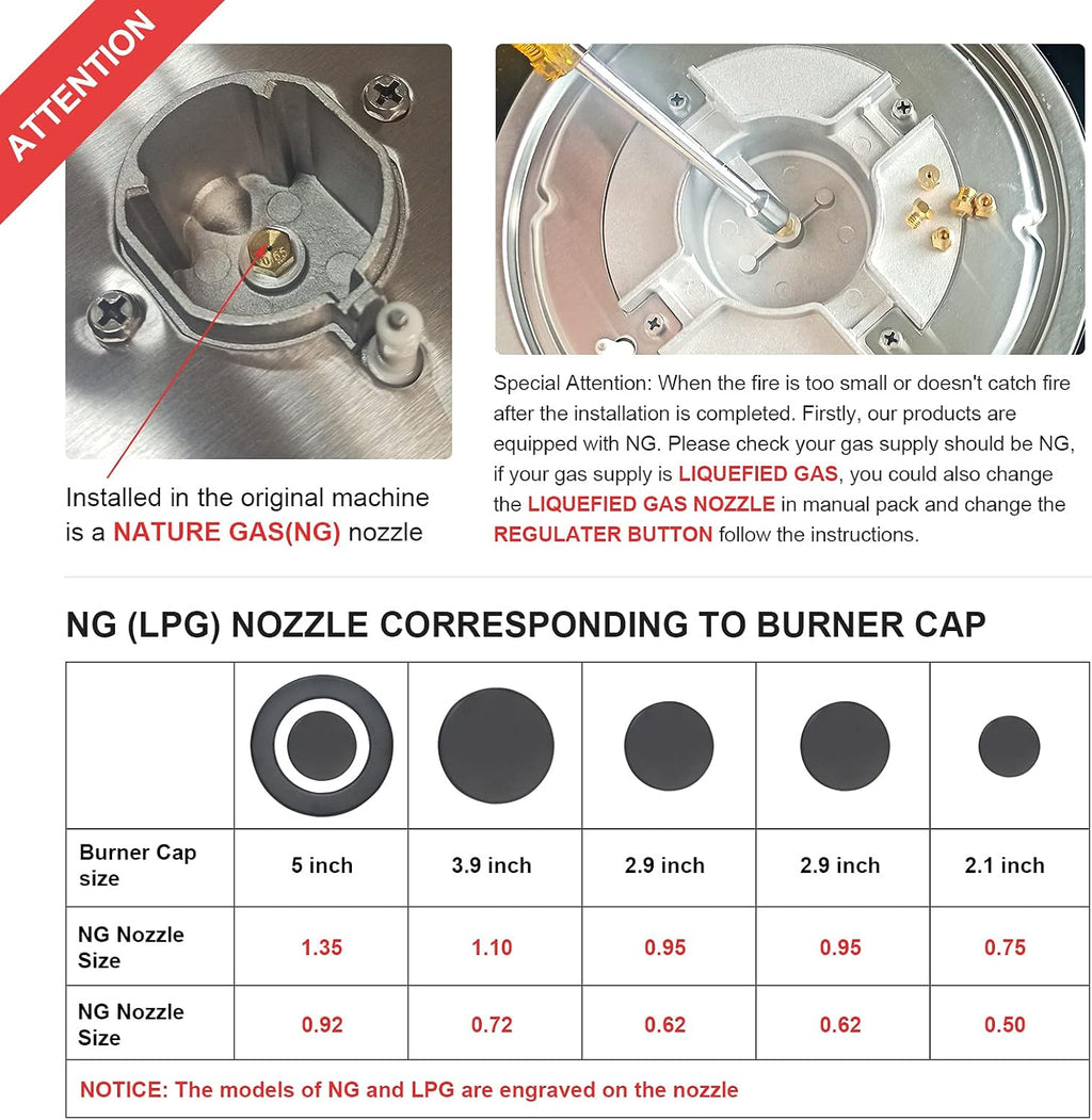 30 Gas Cooktop with 5 Sealed Burners, Tempered Glass, Cast Iron Grates B44921