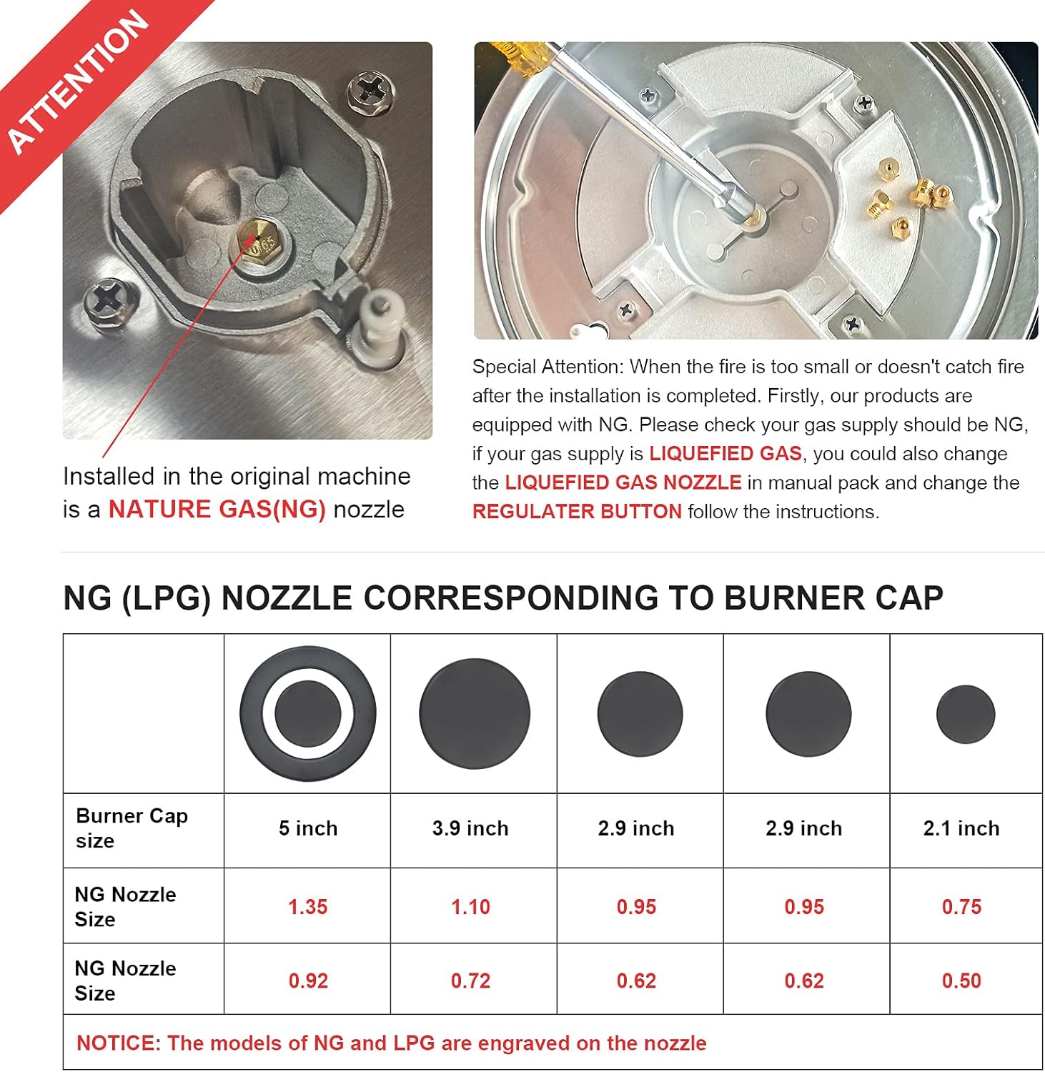 30 Gas Cooktop with 5 Sealed Burners, Tempered Glass, Cast Iron Grates B44921