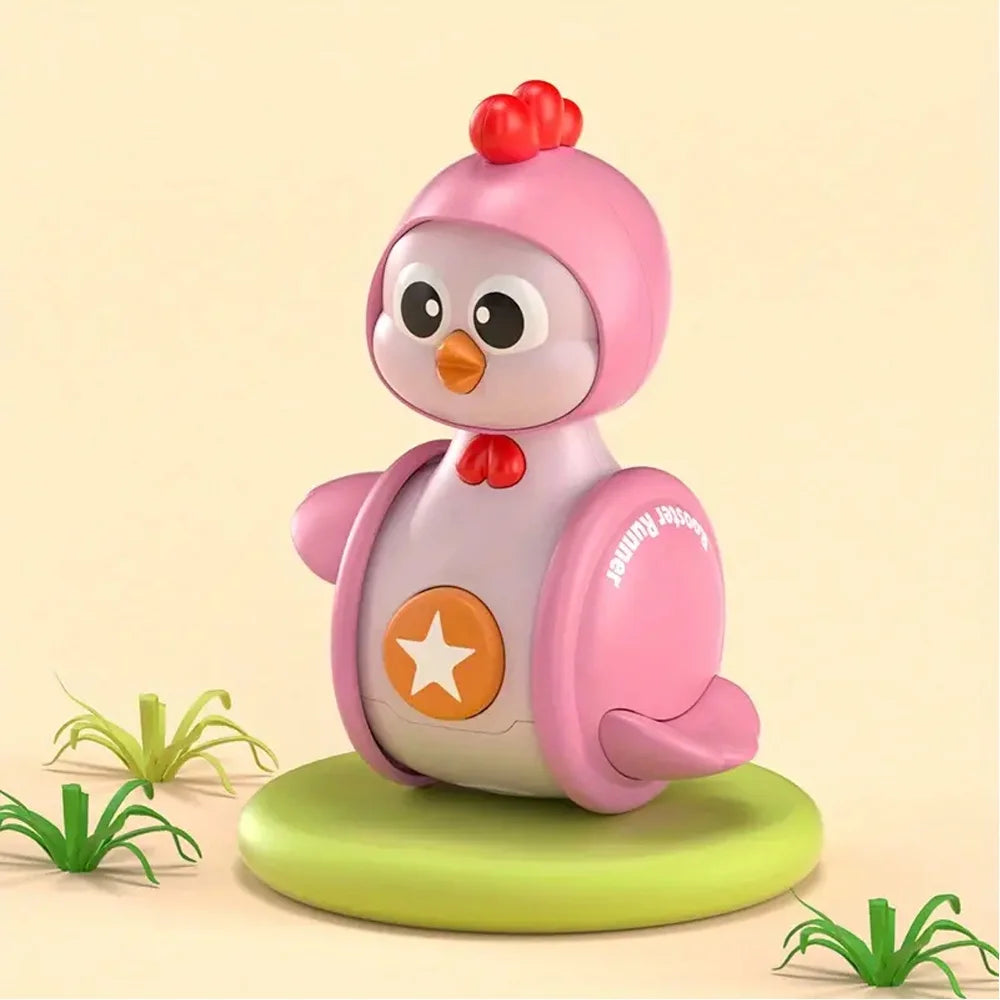 3Pcs Musical Cartoon Tumbler Baby Toys N415