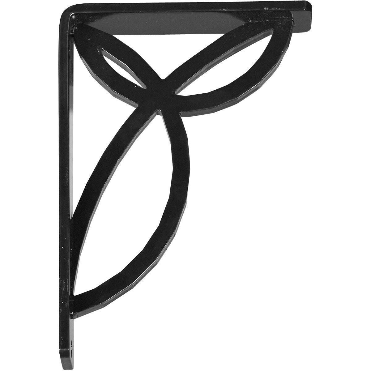 Wrought Iron Bracket Antiqued Pale Gold D1167