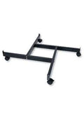 Black 4-Way Grid Base with Casters E60159