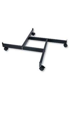 Black 4-Way Grid Base with Casters E60159