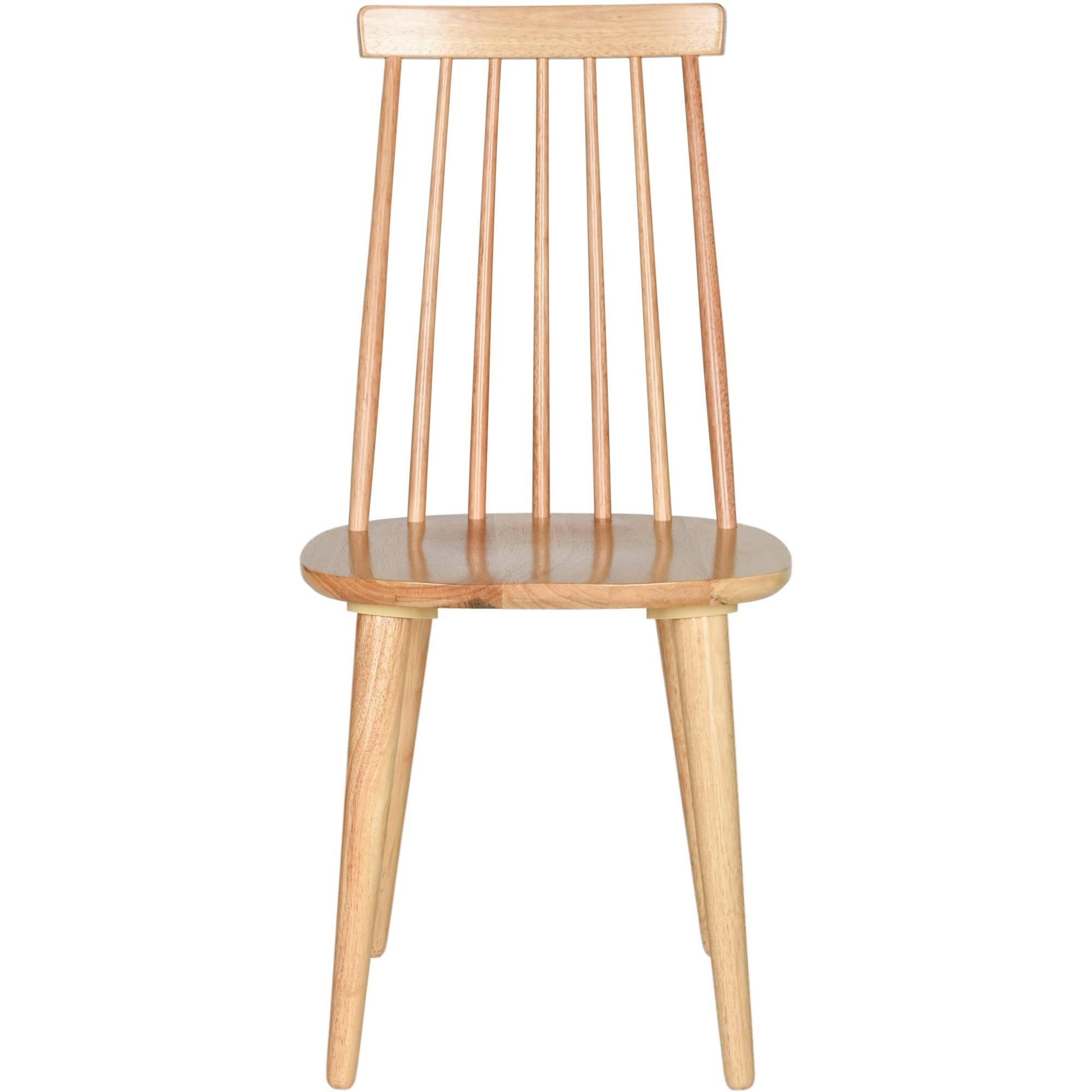 Natural Spindle Side Chair, Set of 2 Q895432