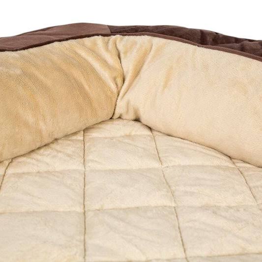 Blue Quilted Couch Pet Bed L13341