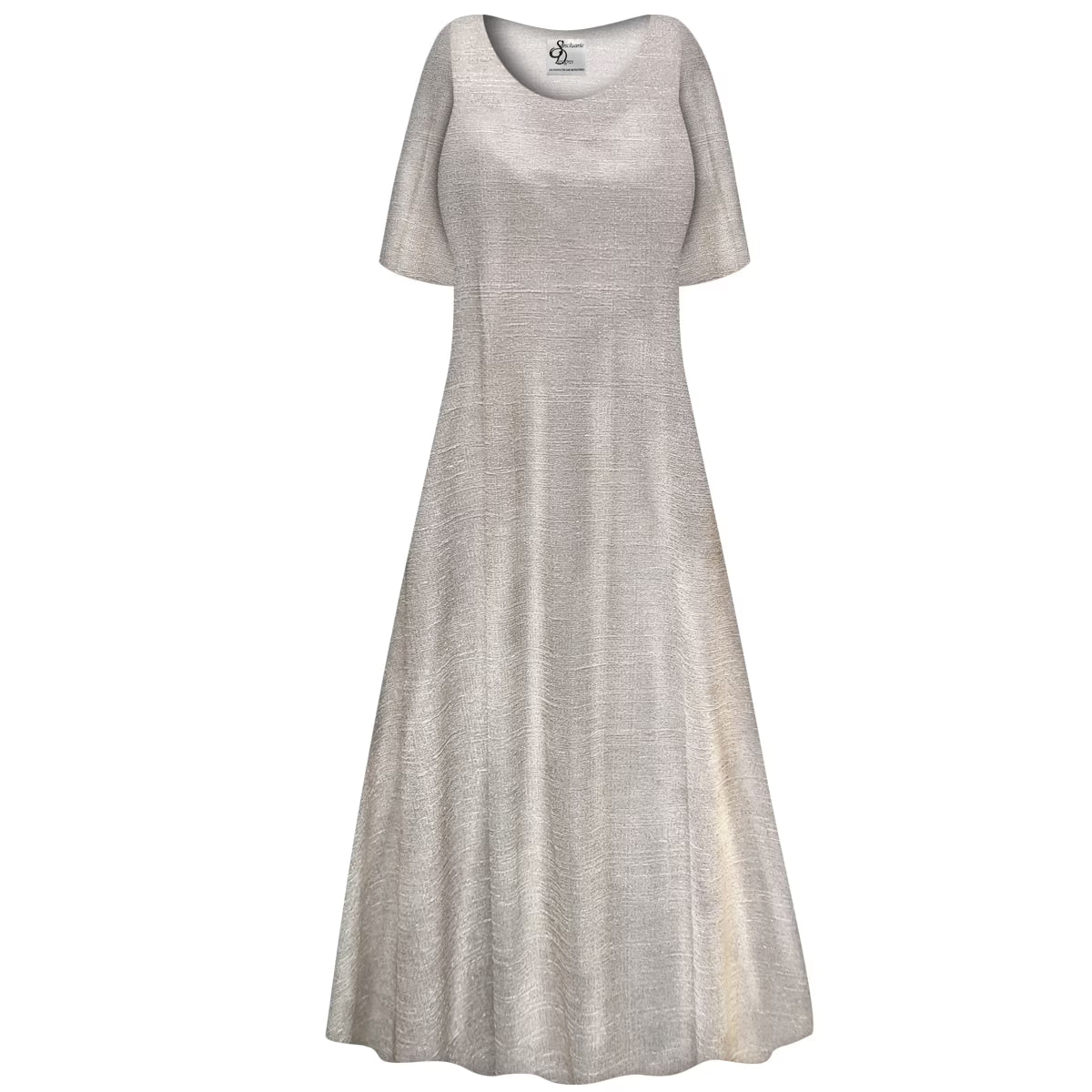 Taupe A Line Maxi Dress P329