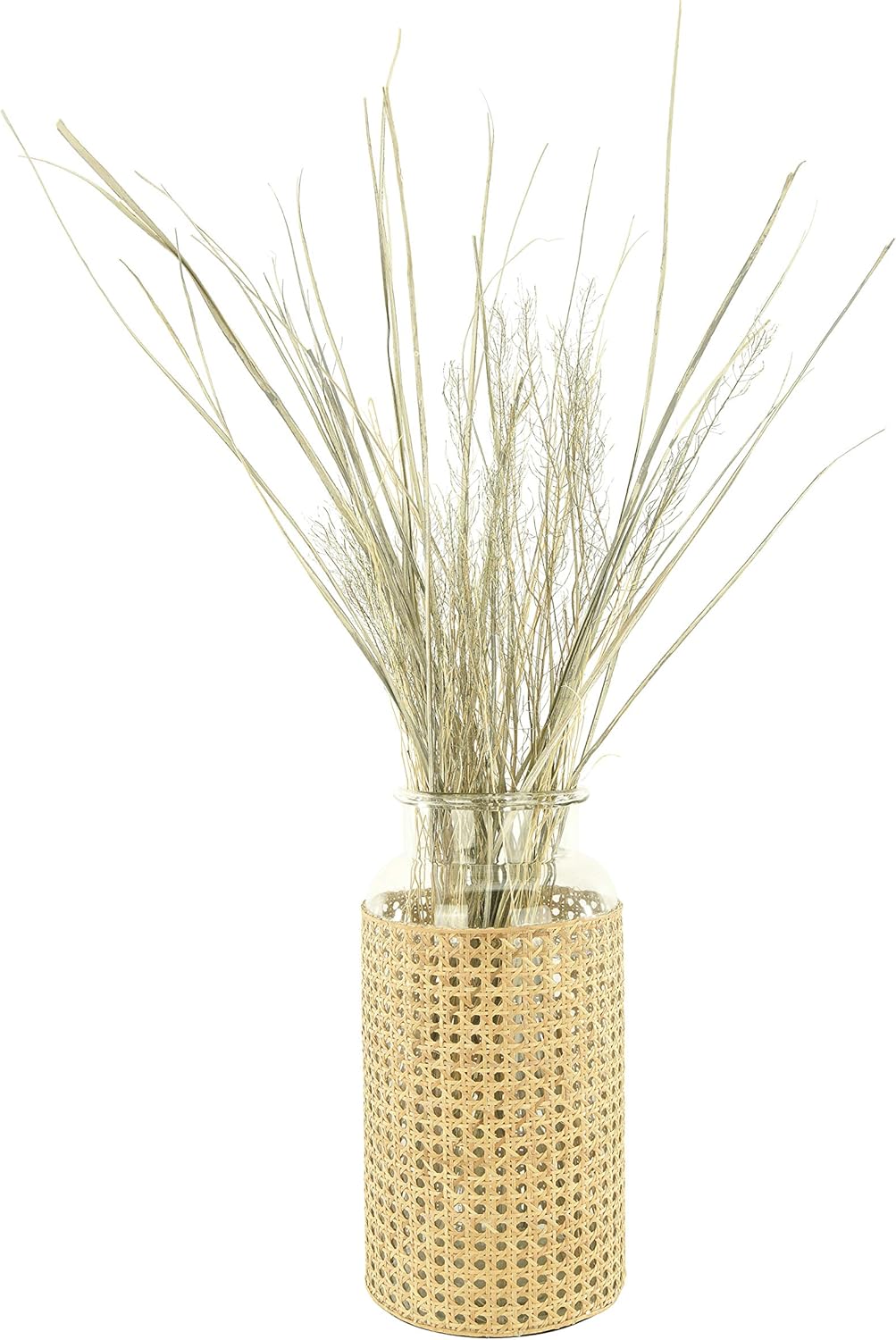 Beige Glass Decorative Vase E5259