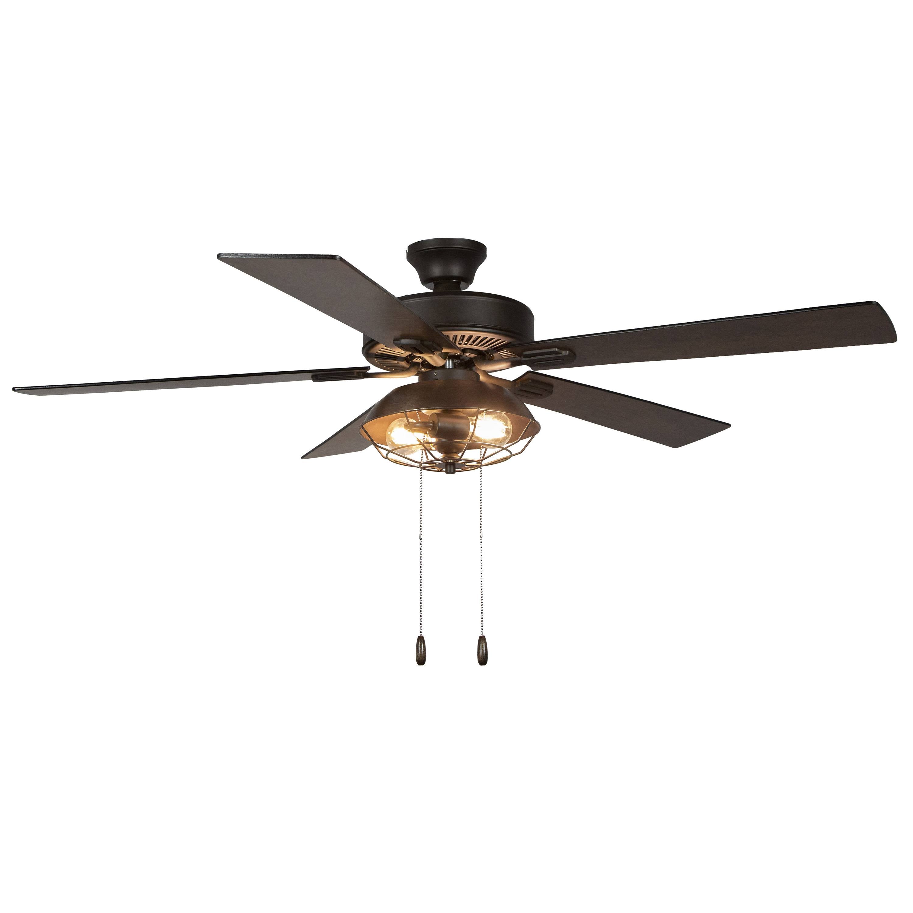 Farmhouse Lantern LED Ceiling Fan A53977