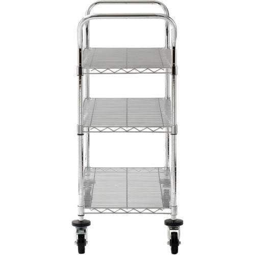 Chrome Wire Shelf Cart E541