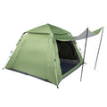 Green Quick Open Camping Tent for 4 Person X73797