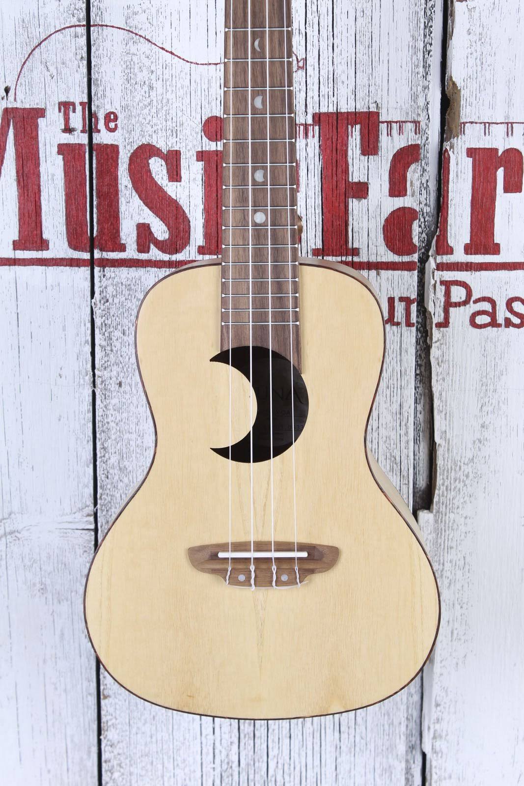 Olive Ash Burl Crescent Ukulele S316445