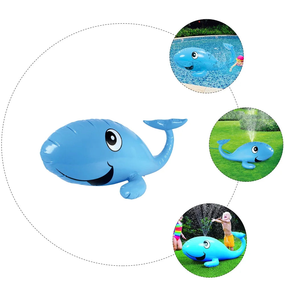 Inflatable Dolphin Water Spraying Pad T771