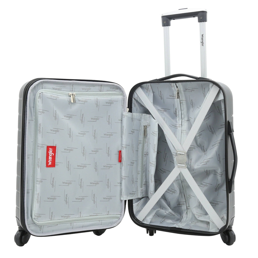2-Piece Rolling Carry-On Set Navy Y9522