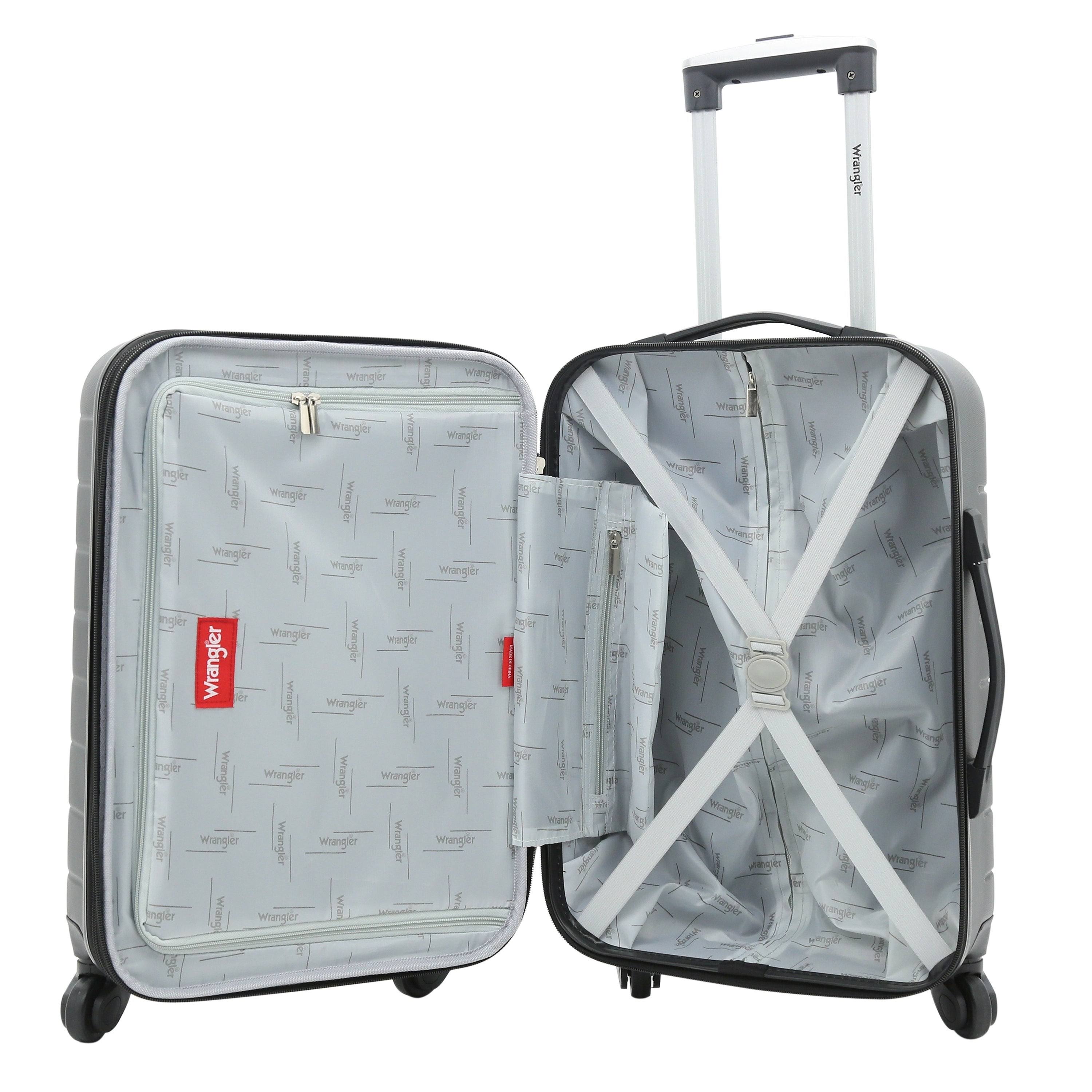 2-Piece Rolling Carry-On Set Navy Y9522