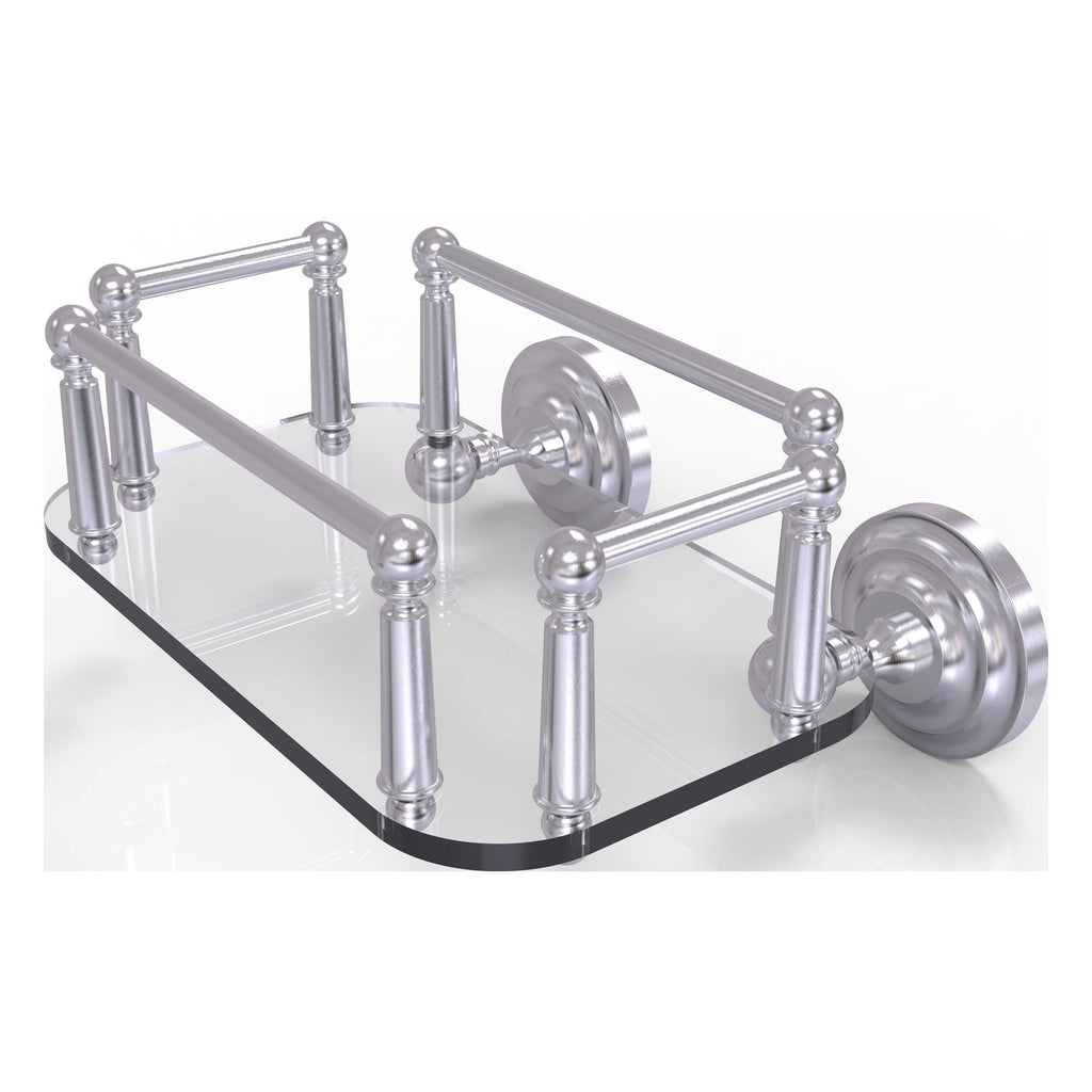 Wall Mounted Glass Guest Towel Tray T7938