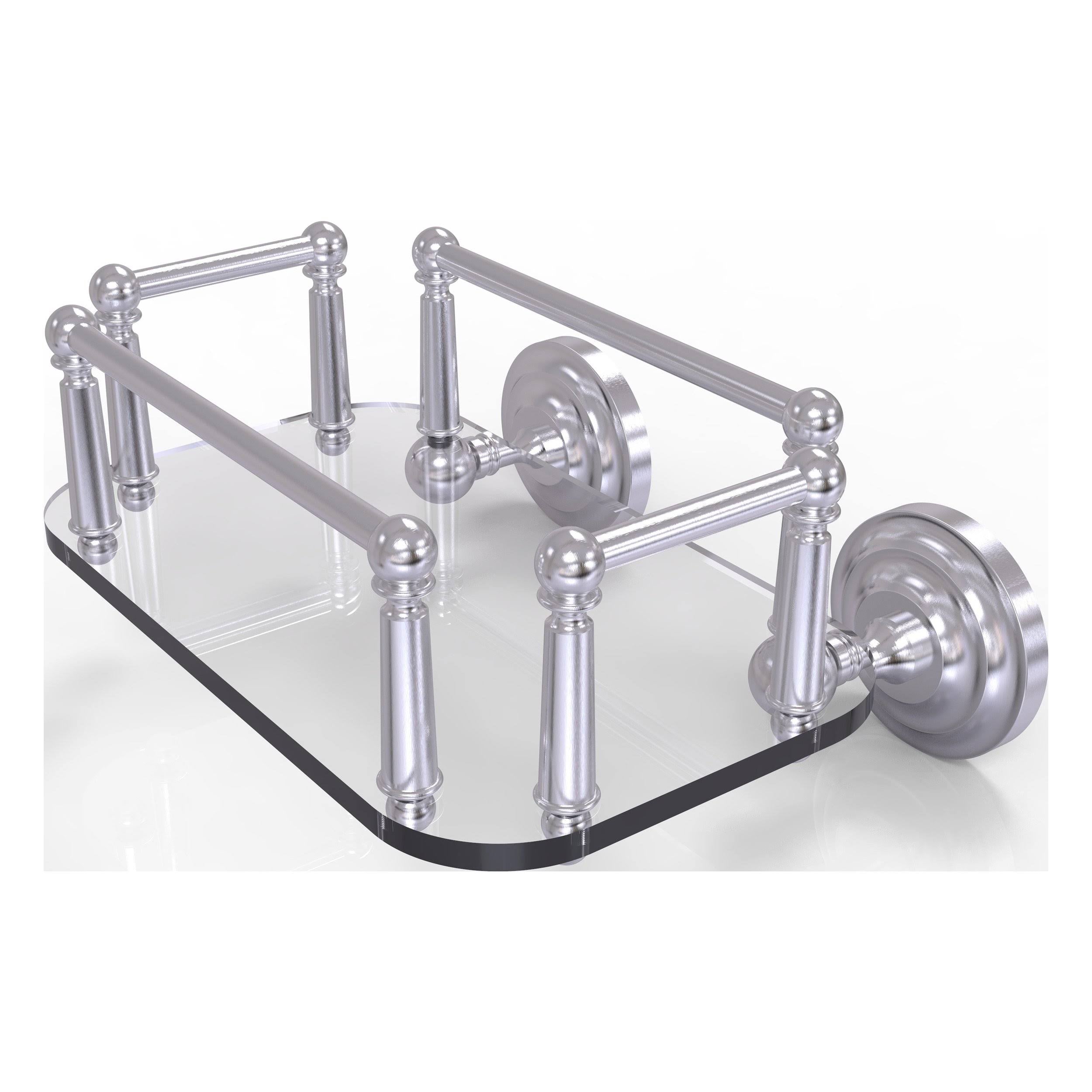 Wall Mounted Glass Guest Towel Tray T7938