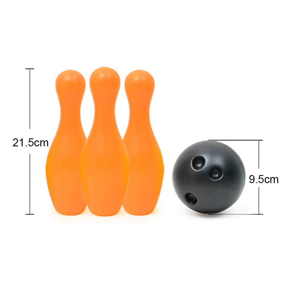 Colorful Bowling Pins Balls Indoor Puzzle Game Kids Educational Toy Y984