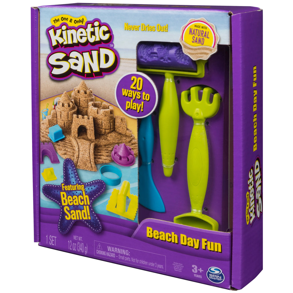 12 oz. All-Natural Kinetic Beach Sand Playset with Castle Molds R371