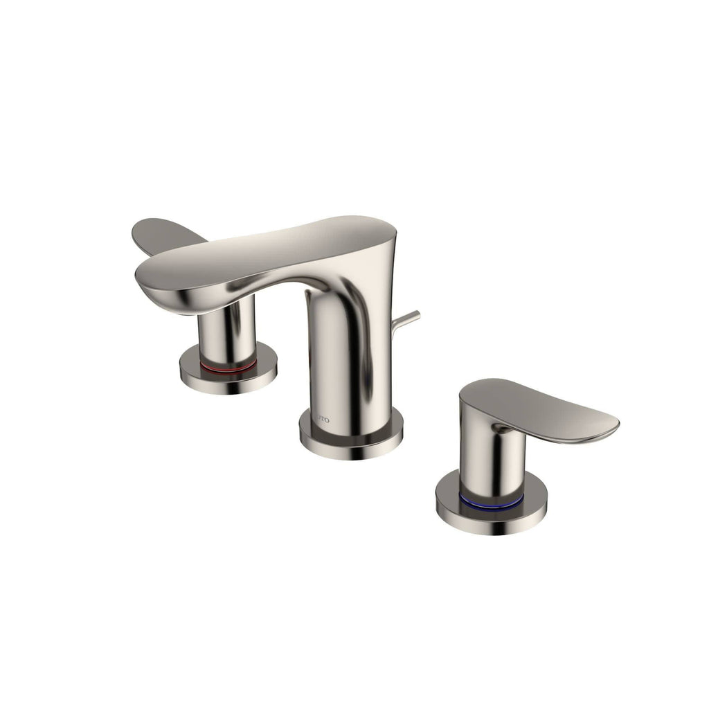 Two Handle Widespread Bathroom Sink Faucet, Polished Nickel J53037