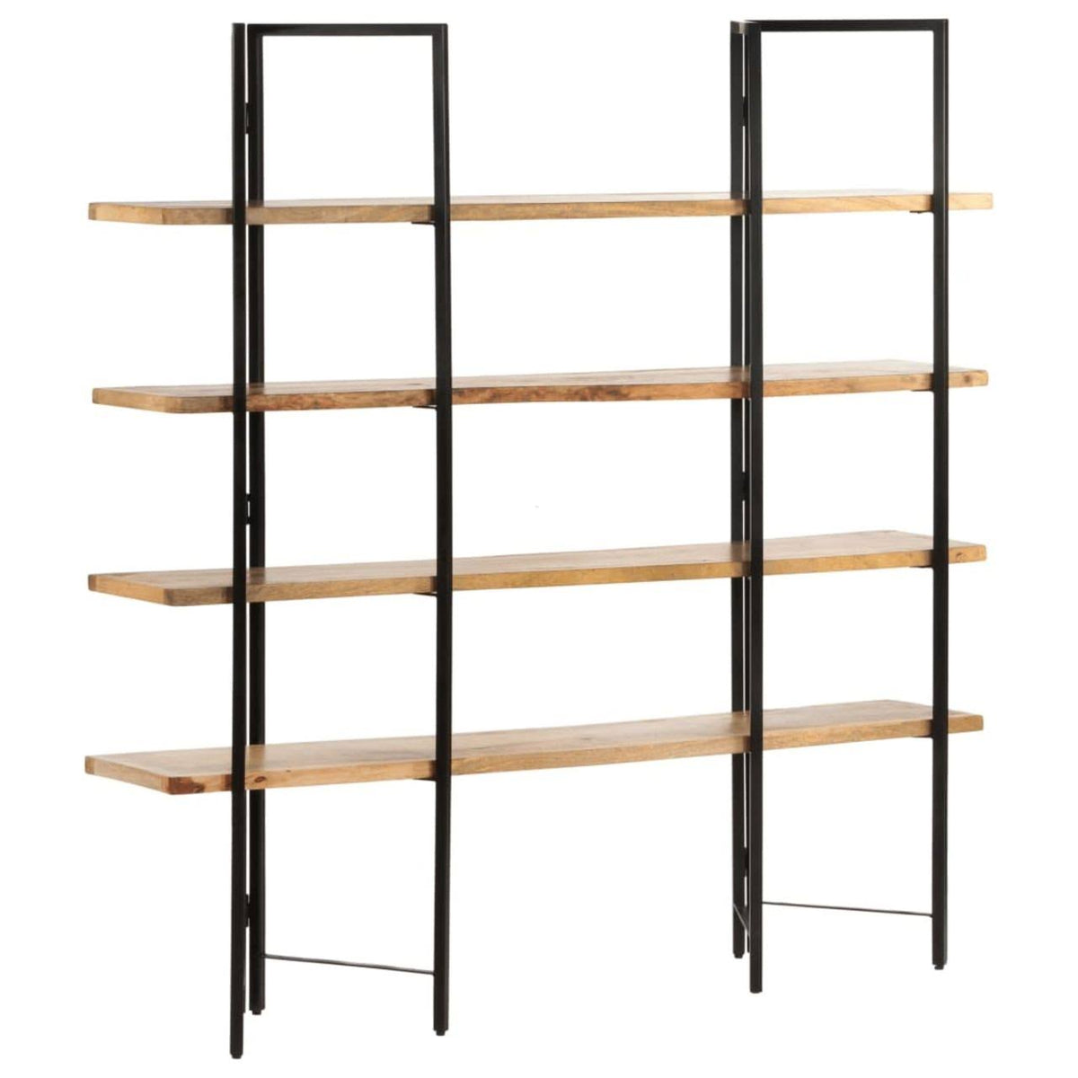 4-Tier Solid Mango Wood Bookcase C235