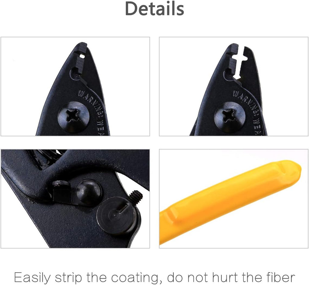 Optical Fiber Tool Kit with Fiber Optic Drop Cable Stripper, Pack of 2 C935366