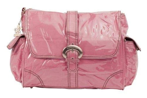 Cobalt Paisley Laminated Buckle Diaper Bag J521