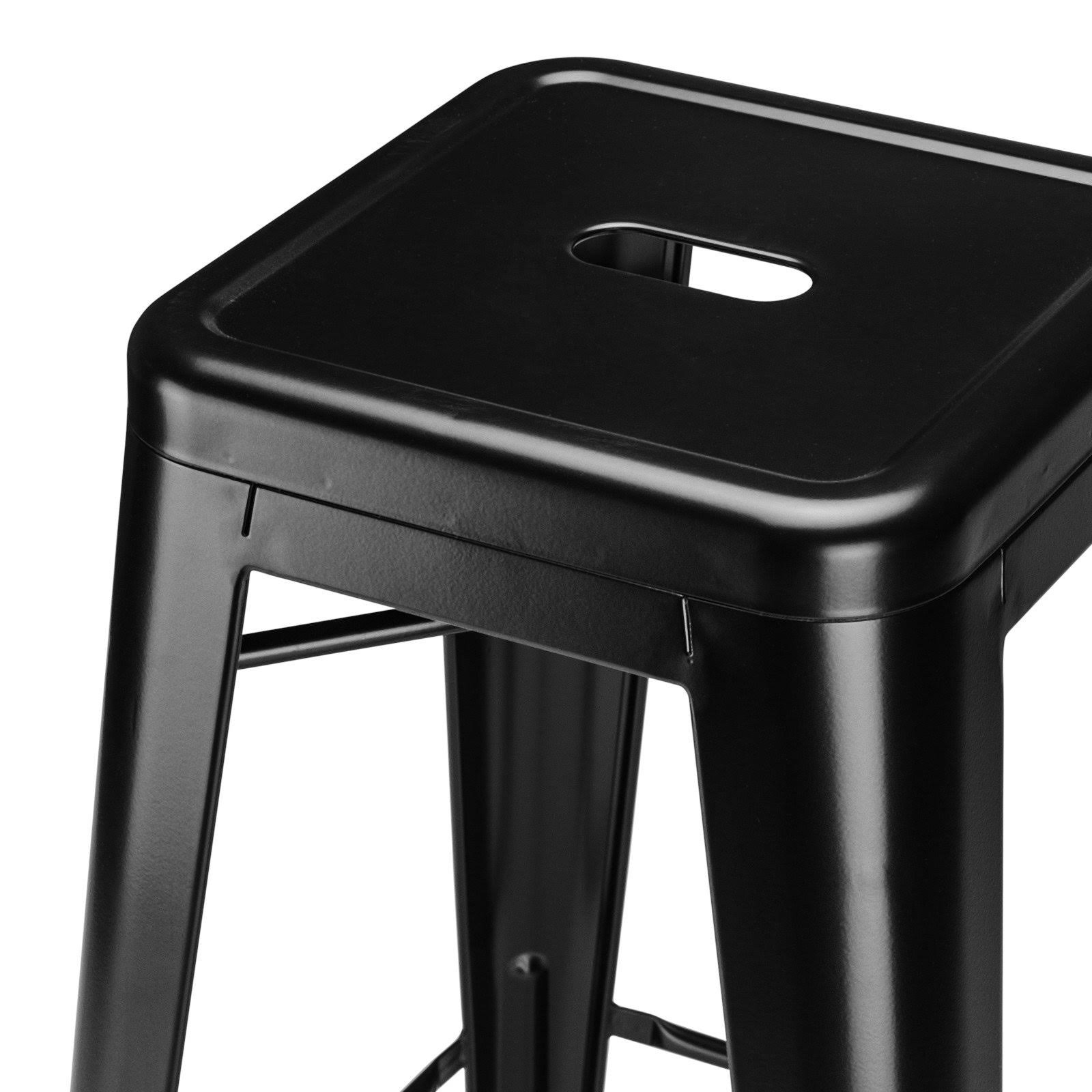 Black Bar Stool Set of 4 L687010
