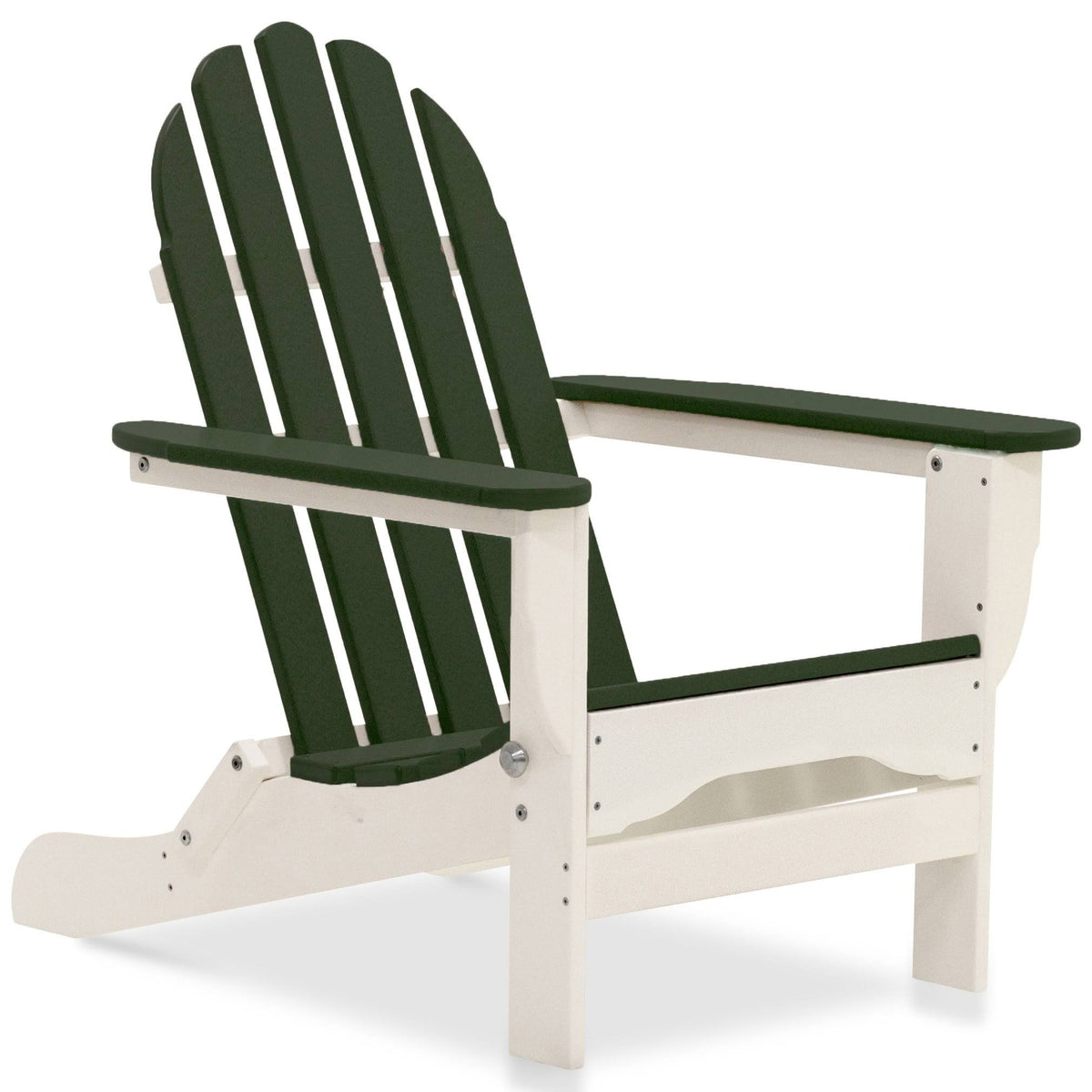 White Forest Green Adirondack Chair K71416