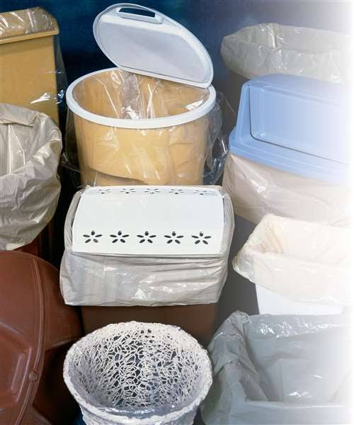 Brown Linear Low Density Heavy Gauge Trash Can Liner P8929