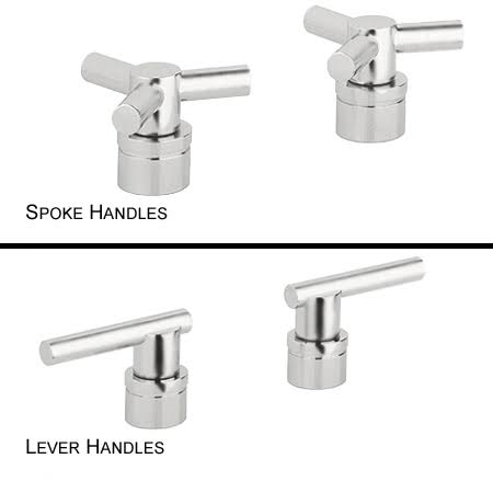 Brushed Nickel Wall Mount Vessel Faucet Trim P327896