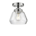 Black Polished Nickel Semi-Flush Mount Light U618943
