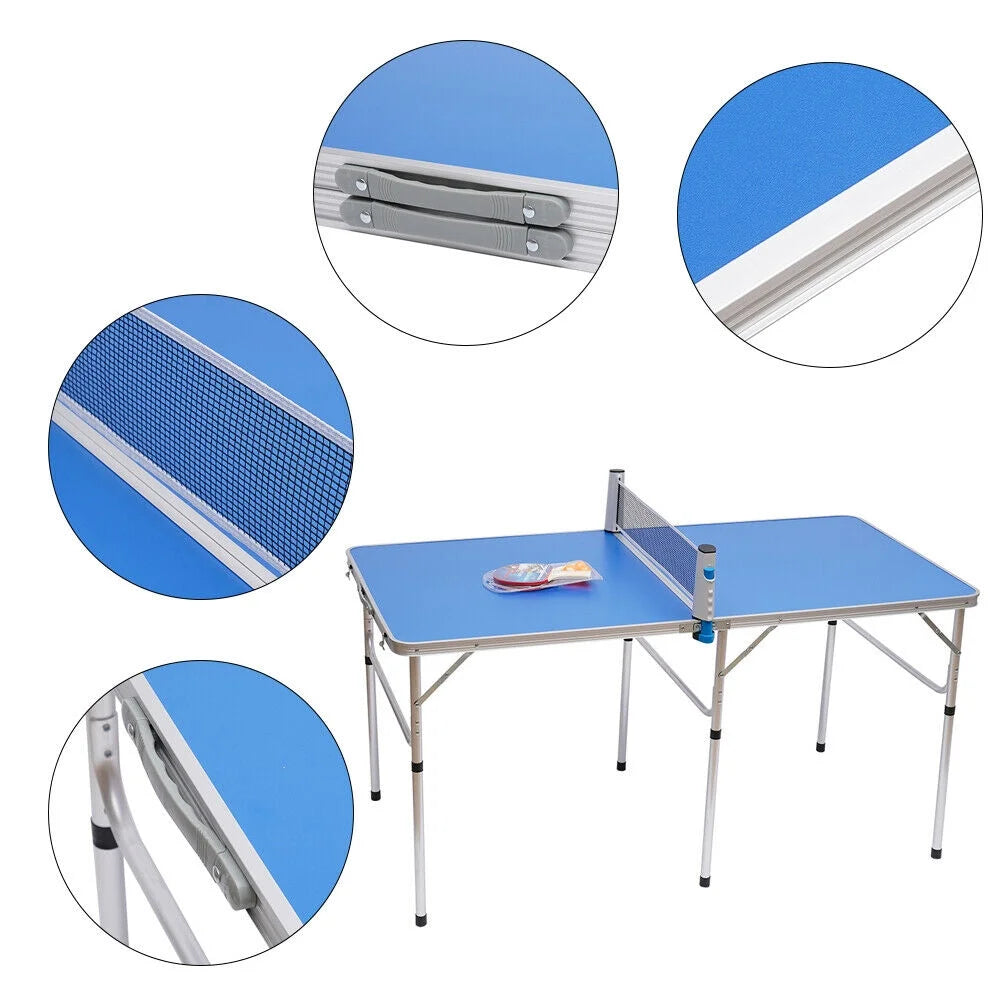 Foldable Table Tennis Table with 2 Paddles and 3 Balls V3972